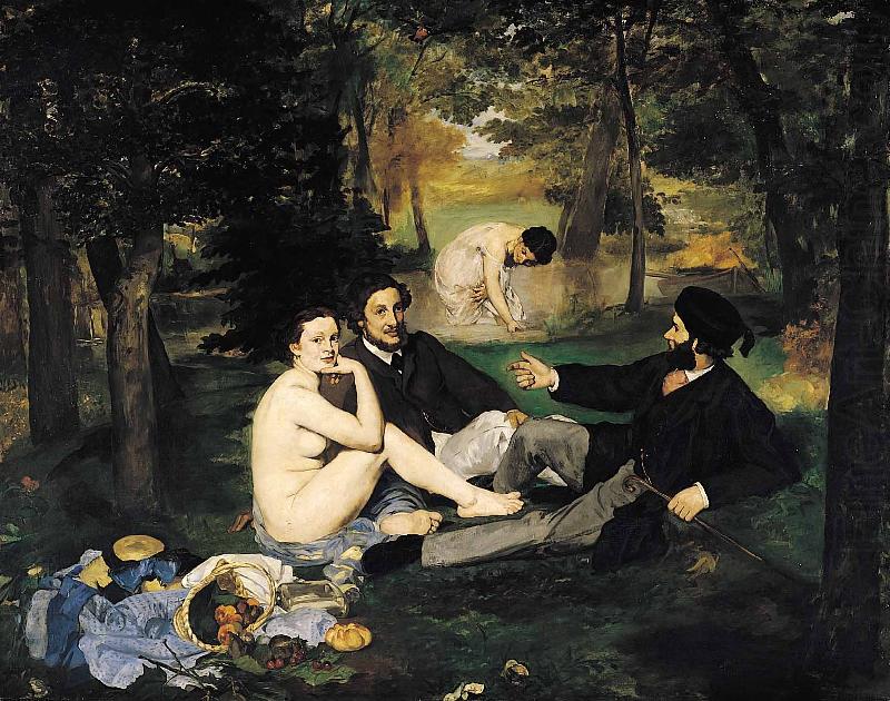 Le dejeuner sur lherbe, Edouard Manet